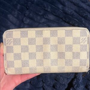 Louis Vuitton Damier Azur Zippy Wallet Vintage